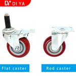 3 Inch Plastic PU Trolley Castor Furniture Caster Wheels