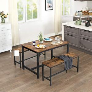 China Dining Benches for Sale, Set of 2 Dining Benches, Industrial Style Dining Benches, Kitchen Furniture, UKTB33X wholesale
