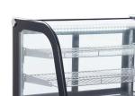 Curved Glass R600a Refrigerant 160L Cake Display Fridge