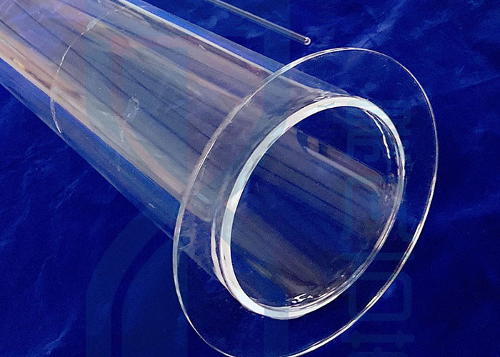 High Purity Mose 6.5 Half Cylinder Glass Laser Drilling Clear Quartz Glassware Od 3mm