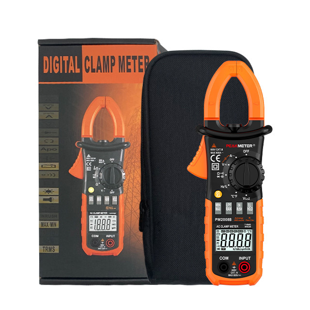 AC Digital CLamp Meter With Ammeter , Voltmeter , Ohmmeter And Backlight Current Measurement