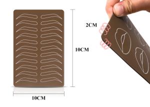 China Microblading Inkless Artificial Practice Skin Double Sides Tattoo Practice Skin wholesale