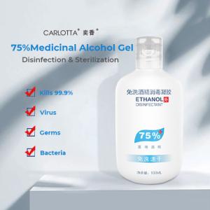 China Hand Sanitizer Medicinal Alcohol 75% Gel Disinfection With Against Germs Hand Sanitizer wholesale