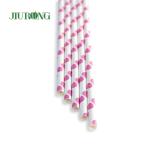 Restaurant Kraft Eco Friendly Paper Straws Biodegradable 12*230mm