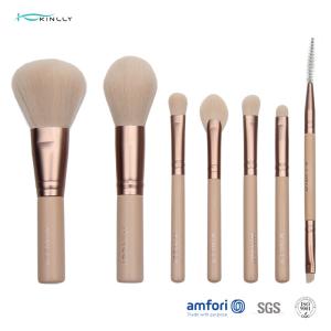 China 7PCS Synthetic Hair Alu Ferrule Mini Travel Brush Set wholesale