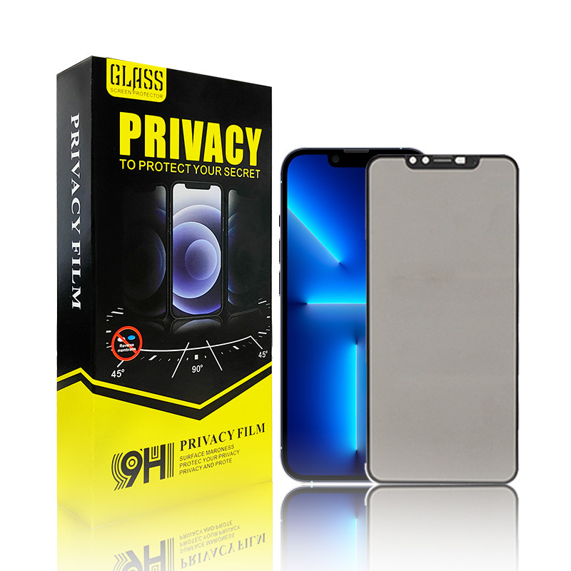 China Iphone 12 Privacy Screen Protector Anti Spy Tempered Glass wholesale