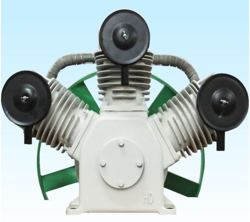 15KW/20HP Reciprocating Oil Free Piston Air Compressor Head Belt Driven