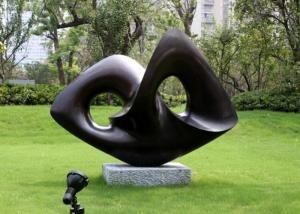 China Hotel Customized Outdoor Stainless Steel Abstract Ribbon Metal Sculpture wholesale