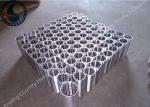 Welded Profile Wire Screen , Vee Shaped Wire Mesh Tube