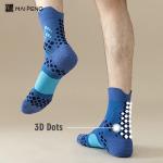 Terry Custom Cycling Socks Abrasion Resistant 3D Dots Crew Sport Socks