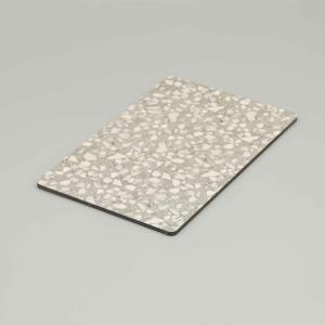 China Grey Marble Aluminum Composite Panel 4ft 8ft Aluminium Pvdf Coating wholesale