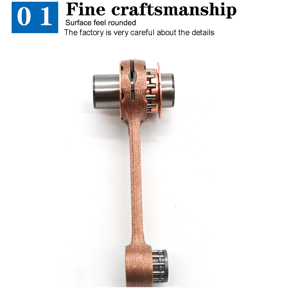 Forged Piston Motorcycle Connecting Rod Crank Mechanism Manufacture Metal Parts Bajaj