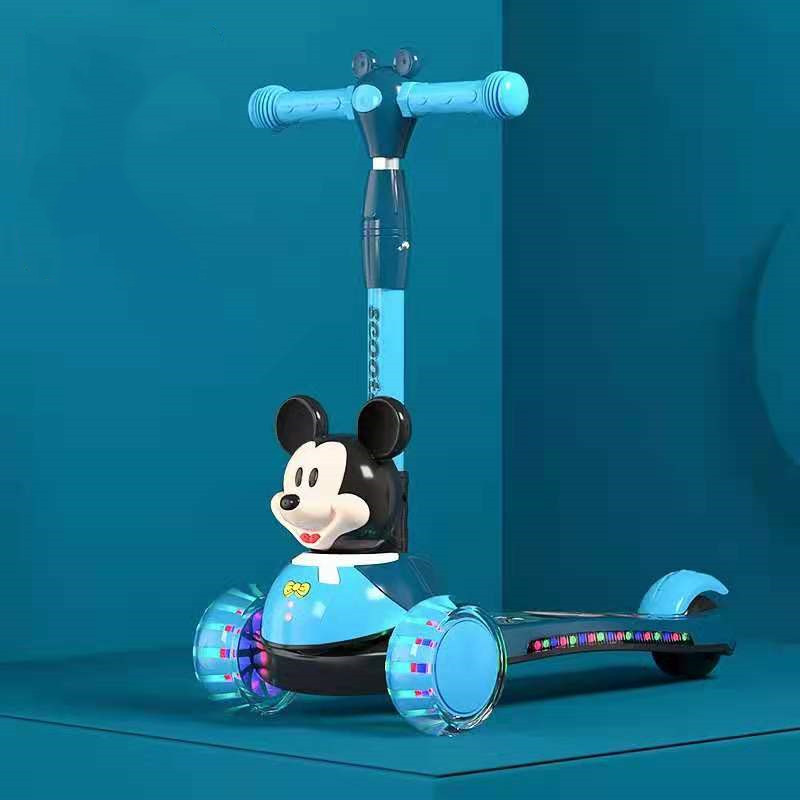 Foldable Non-Slip Pedal Wide Wheel Ride On Scooter Car for Children Convenient and Fun