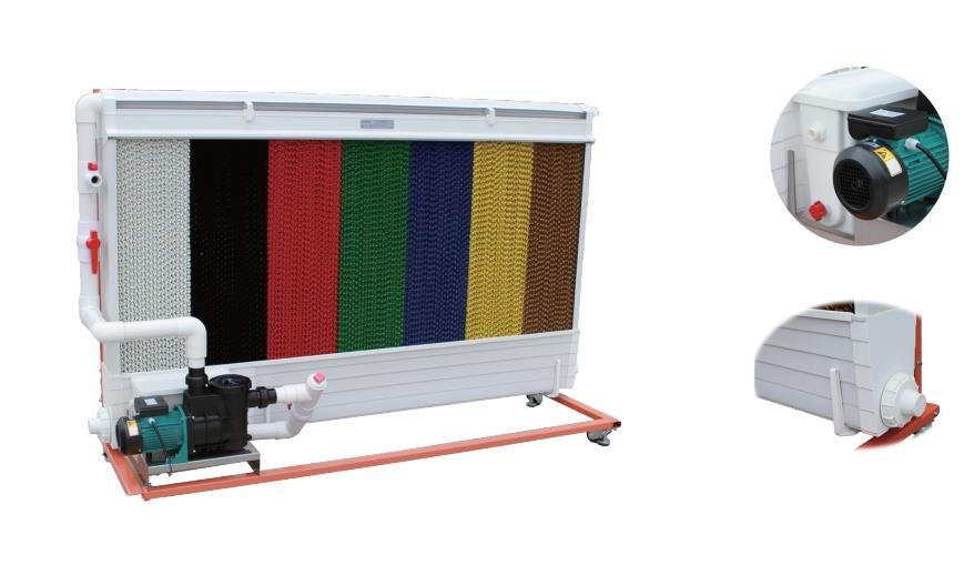 Water Evaporative Cooling Pad Curtain System For Swine Farm Greenhouse