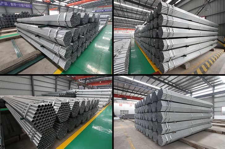 Outside Diameter 28mm Galvanized Steel Pipe ASTM A572 For Scaffolding Materials