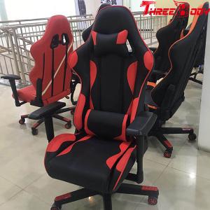 China Adult Computer Leather Gaming Chair With Wheels Height Lifting Function wholesale