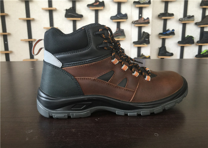 Foam Filled Collar Military Safety Boots Flash Trimming Anti penetration For Warrior