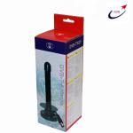 Indoor Fringe Directional Black ABS TV Antenna VHF-Hi HDTV 174-230MHz 860Mhz