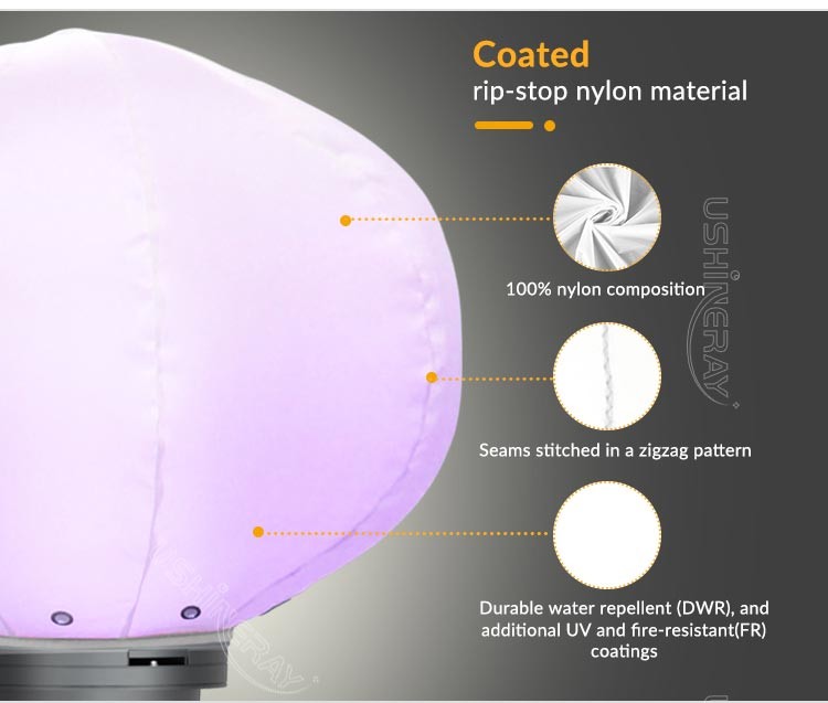 100W LED Tower Light 3000K 5000K Colorful Led Balloon Lamp For Events Decoration