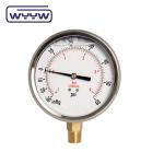 100mm Vacuum Pressure Gauge Manometer Bottom Mount 1 Year Warranty
