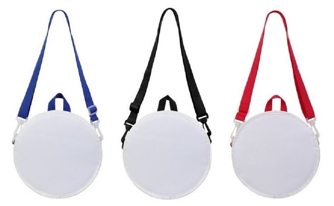 Blank Cute Crossbody Bag Small Round Sublimation Coin Purse For Ladies Or Students