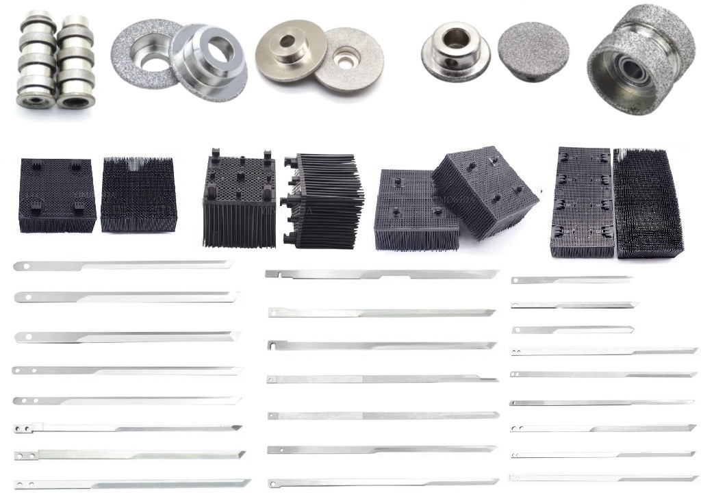 Auto Cutter Parts Nylon Cutter Bristle Block Brush