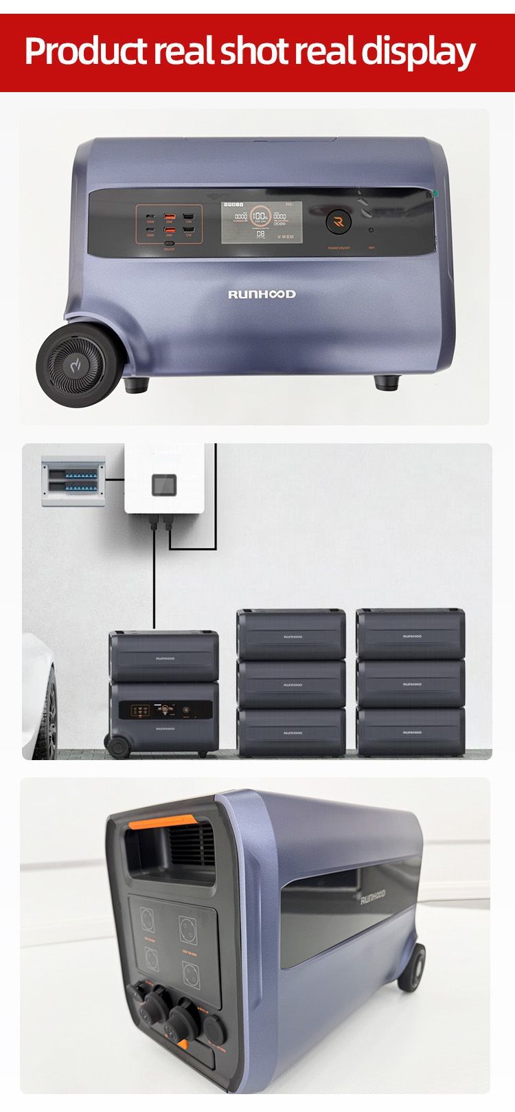 Ultimate 3-in-1 Solar Power Station Smart Energy Management Storage for Balcony Use