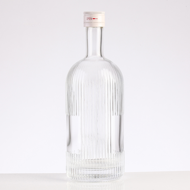 Customized Logo Unique Craftsmanship 375ml 500ml 750ml Transparent Wine Bottle
