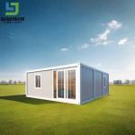 Thermal Insulation Prefab Container House Hot Rolled Steel Frame Structure