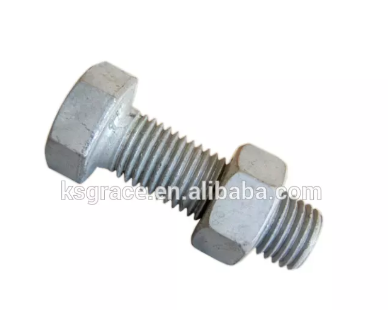 Compliant High Tension HDG Hex Bolts hdg astm a325 heavy hex bolt high tension bolt