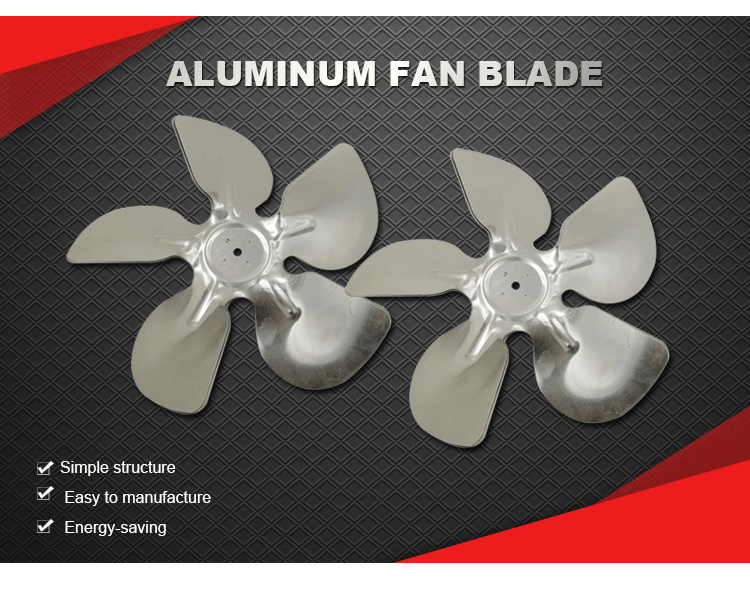 Customized motor assembly air wing aluminium fan blade