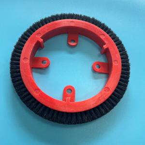 China Krantz K10 Brush Wheel Stenter Parts Red Plastic Body Black Nylon Hair Brush Fabric Durability wholesale