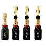 Food Grade Gold Sipper Branded Wine Accessories Shatterproof Reusable