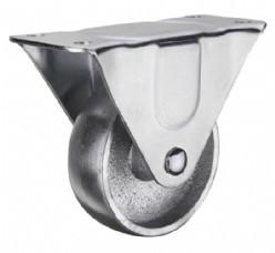 China light duty 2&quot; rigid fat steel caster , 3 inch rigid industry steel casters caster silver wholesale