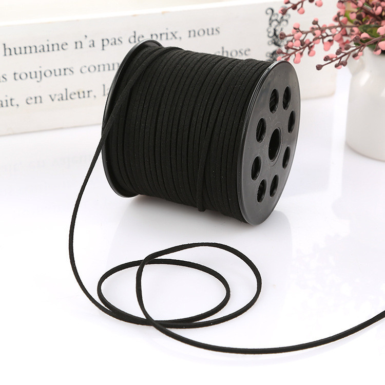 Suede Leather Velvet Wired Ribbon 3mm Double Sided Velvet Ribbon