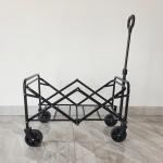 Outdoor Steel Frame Mini Camping Collapsible Wagon Cart With Adjustable