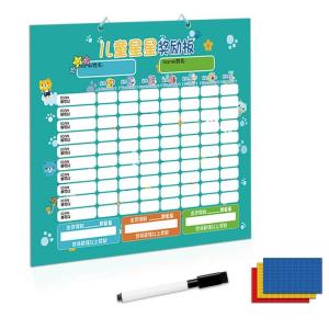 China Reusable Durable Preschool Reward Chart With EVA Magnetic Star wholesale