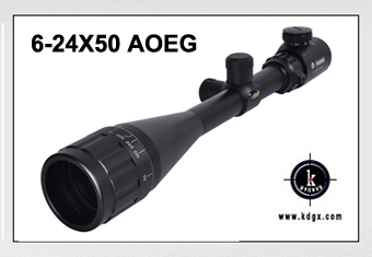 Manufacture 3-9X50 AOEG Optical Scope With Mounts For Competitive Shooting