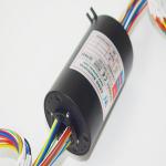 Precious Metal 12.7mm Through Hole Slip Ring For Rotary Tables