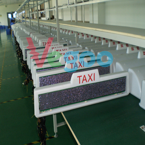 High Refresh Rate P8 Taxi Advertising Signs Railer Mounted Led Screen