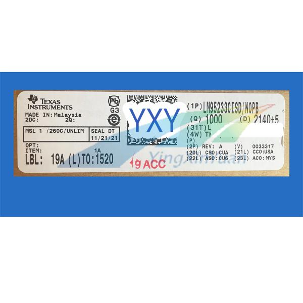 Texas Instruments Surface Mount IC LM95233CISD/NOPB EAR99 ECCN