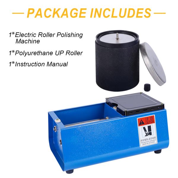 Tooltos Mini Jewelry Vibratory Tumbler Jewelry Polishing Machine