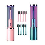 Oral Care Electric Toothbrush Slim Alloy Soft Bristle Ultra Whitening Electronic