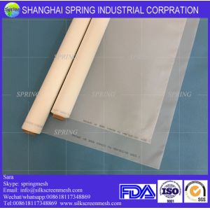 China Monofilament Nylon Screen Mesh , 100% Nylon Mesh Screen Roll High Tension wholesale