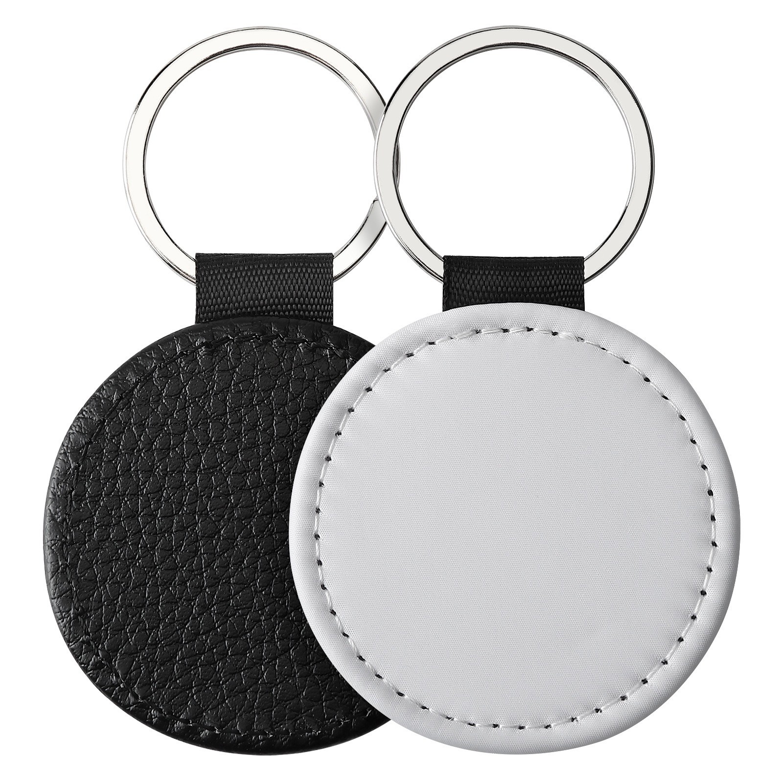 Printable Sublimation Leather Keychain Blanks With DIY Printing