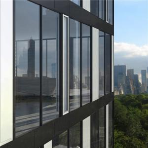 China Aluminum Profile Tinted Tempered Glass Curtain Wall Thermal Break on sale