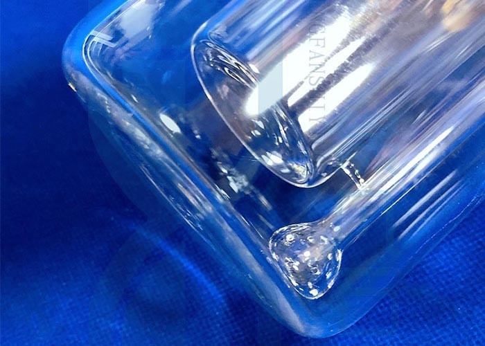 Double Deck Clear Fused Silica Tube Polishing With Side