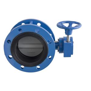 China Ductile Iron Butterfly Valve Gearbox/Lever Operation Flange End wholesale