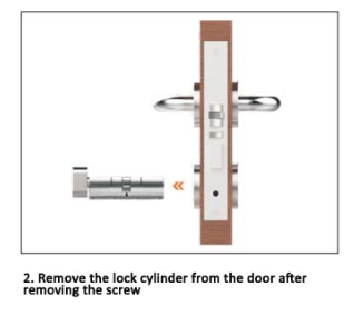AES Bluetooth Smart Super Lock Cylinder for Home Hotel Door
