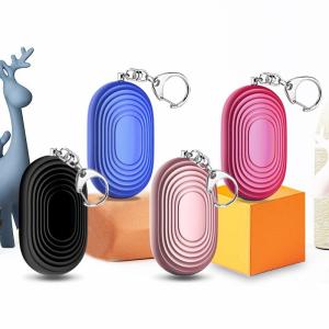 China 130db ABS Personal Keychain Alarm For Women Finger Print wholesale